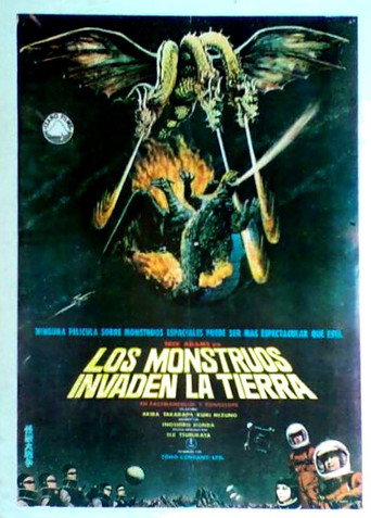 Cartel de Los monstruos invaden la Tierra