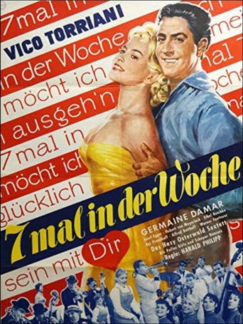 Cartel de Siebenmal in der Woche