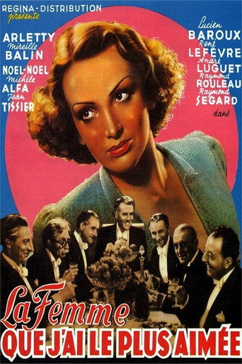Cartel de La femme que j'ai le plus aimée