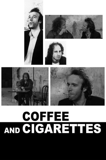 Cartel de Café y cigarrillos
