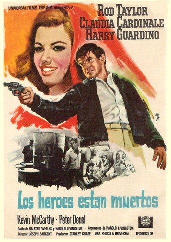 Cartel de Los héroes están muertos