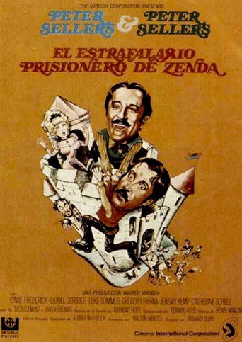 Cartel de El estrafalario prisionero de Zenda