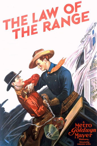 Cartel de The Law of the Range