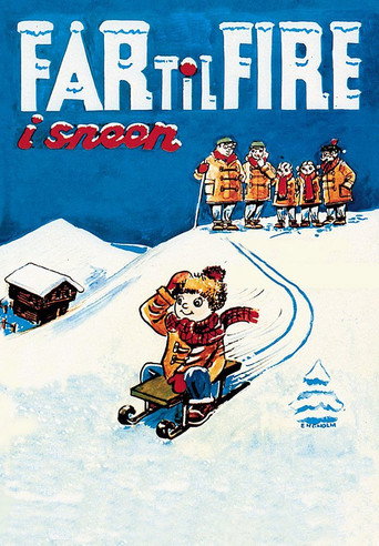 Cartel de Far til fire i sneen