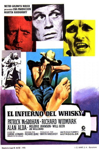 Cartel de El infierno del Whisky