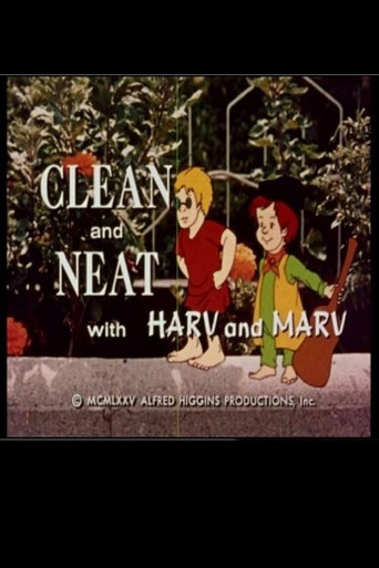 Cartel de Clean and Neat with Harv and Marv