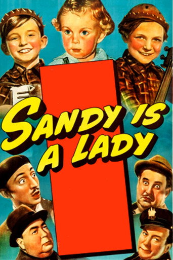 Cartel de Sandy Is a Lady