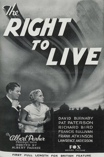 Cartel de The Right to Live
