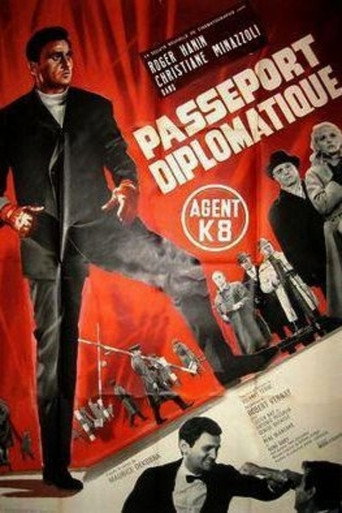 Cartel de Passeport diplomatique agent K 8