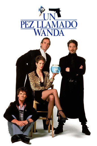 Cartel de Un pez llamado Wanda