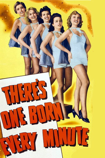Cartel de There's One Born Every Minute