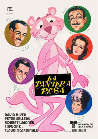 Cartel de La pantera rosa