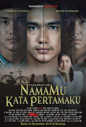 Cartel de NamaMu Kata Pertamaku