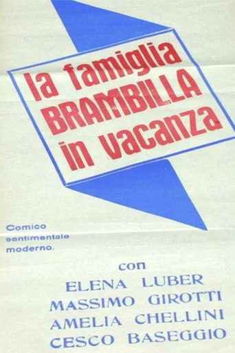 Cartel de La famiglia Brambilla in vacanza