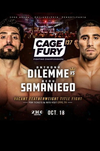 Cartel de CFFC 137: Dilemme vs. Samaniego