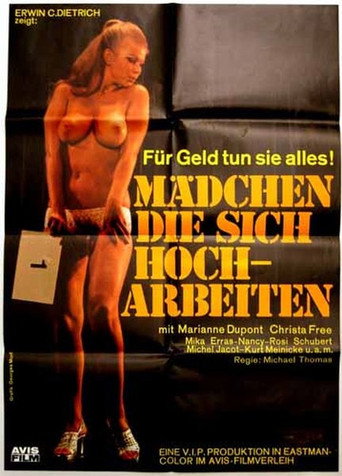 Cartel de Mädchen, die sich hocharbeiten