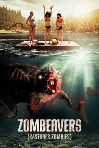 Cartel de Zombeavers (Castores zombies)