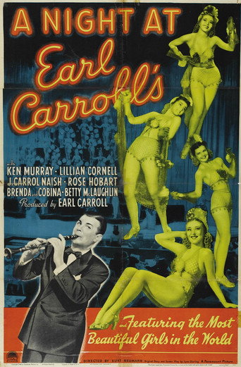 Cartel de A Night at Earl Carroll's