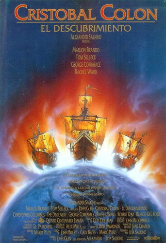 Cartel de Cristóbal Colón: el descubrimiento
