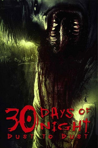 Cartel de 30 Days of Night: Dust to Dust