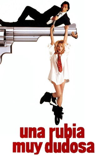 Cartel de Una rubia muy dudosa