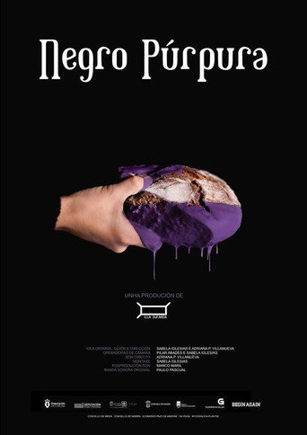 Cartel de Negro púrpura