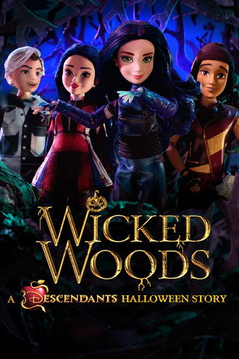 Cartel de Wicked Woods: A Descendants Halloween Story