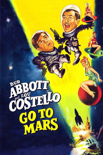 Cartel de Abbott y Costello van a Marte