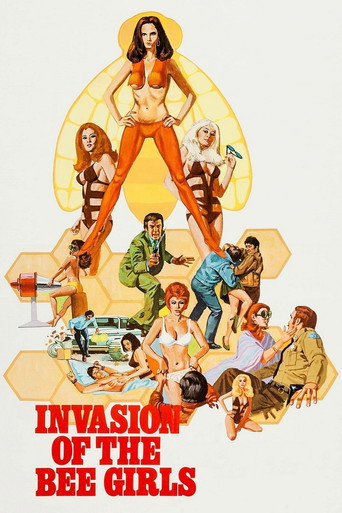 Cartel de La invasión de las abejas reina