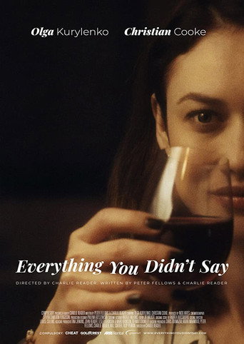 Cartel de Everything You Didn't Say