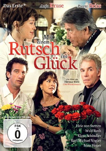 Cartel de Mit einem Rutsch ins Glück