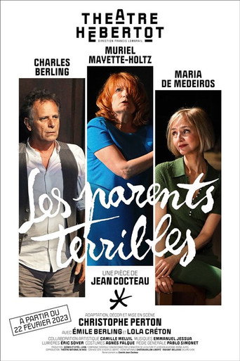 Cartel de Les parents terribles