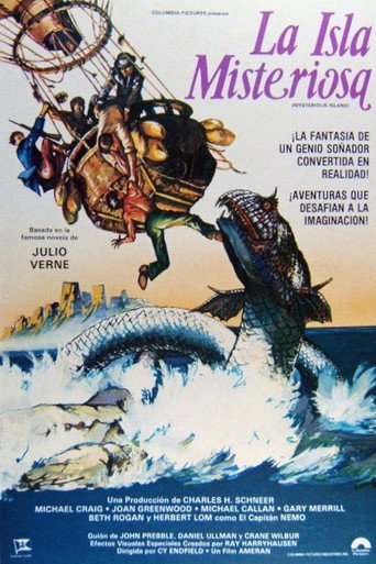 Cartel de La isla misteriosa