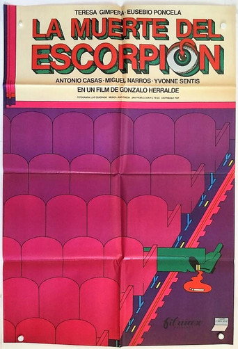 Cartel de La muerte del escorpión