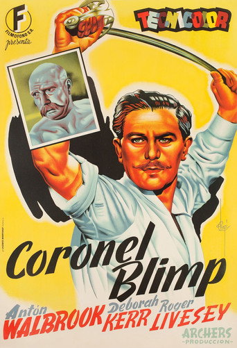 Cartel de Vida y muerte del Coronel Blimp