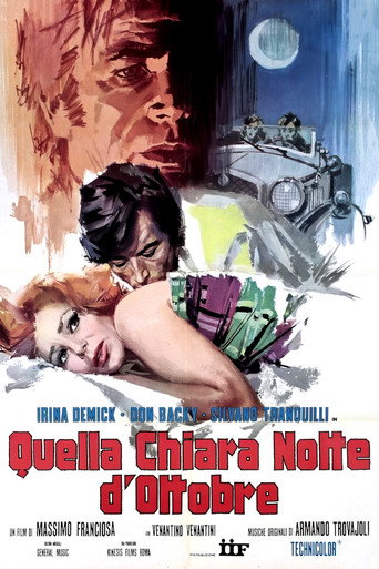 Cartel de Aquella clara noche de Octubre