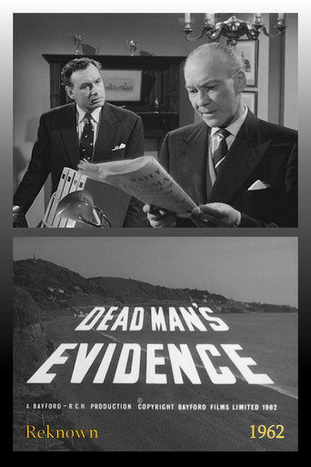 Cartel de Dead Man's Evidence