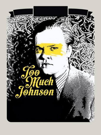Cartel de Too Much Johnson