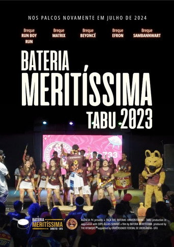 Cartel de Bateria Meritíssima TABU 2023