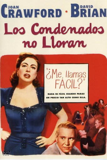 Cartel de Los condenados no lloran