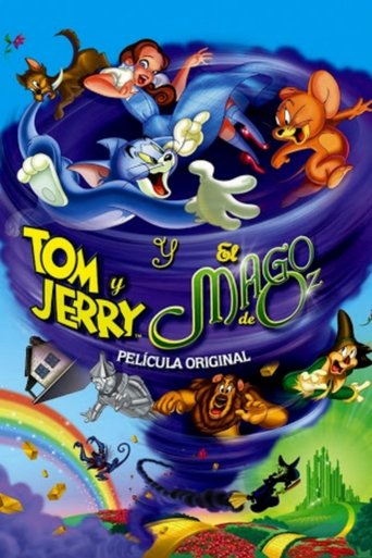 Cartel de Tom y Jerry y el mago de Oz