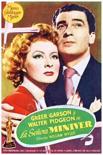 Cartel de La señora Miniver