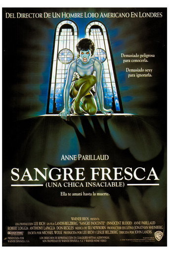 Cartel de Sangre fresca (Una chica insaciable)