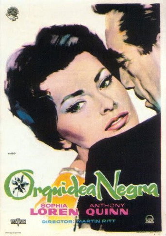 Cartel de La orquidea negra