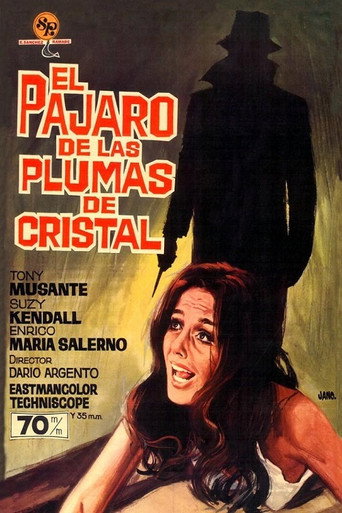 Cartel de El pájaro de las plumas de cristal