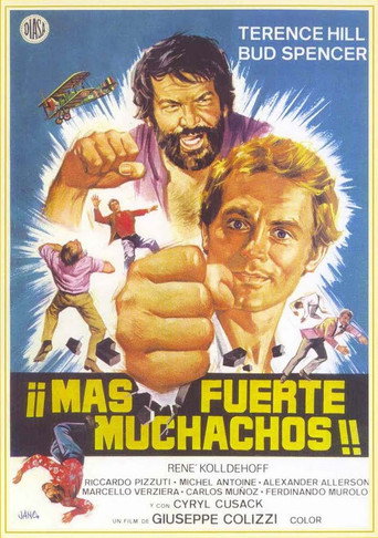 Cartel de ¡Más fuerte, muchachos!