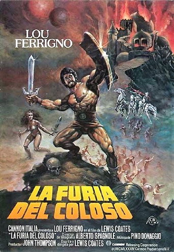 Cartel de La furia del coloso