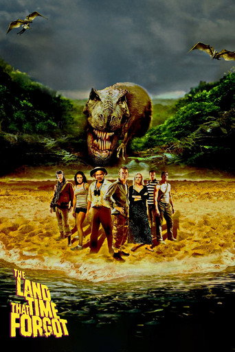 Cartel de La tierra olvidada por el tiempo
