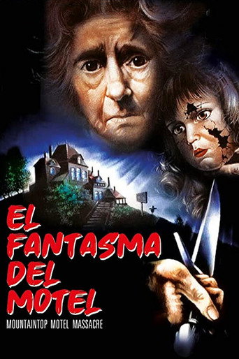 Cartel de Masacre en el motel de la montaña
