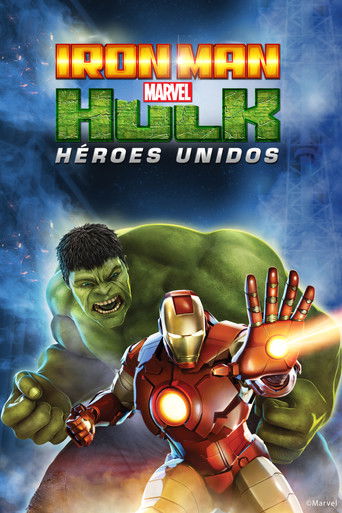 Cartel de Iron Man y Hulk: Héroes Unidos